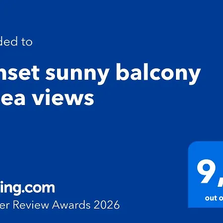 アパート Sunset Sunny Balcony & Sea Views *
